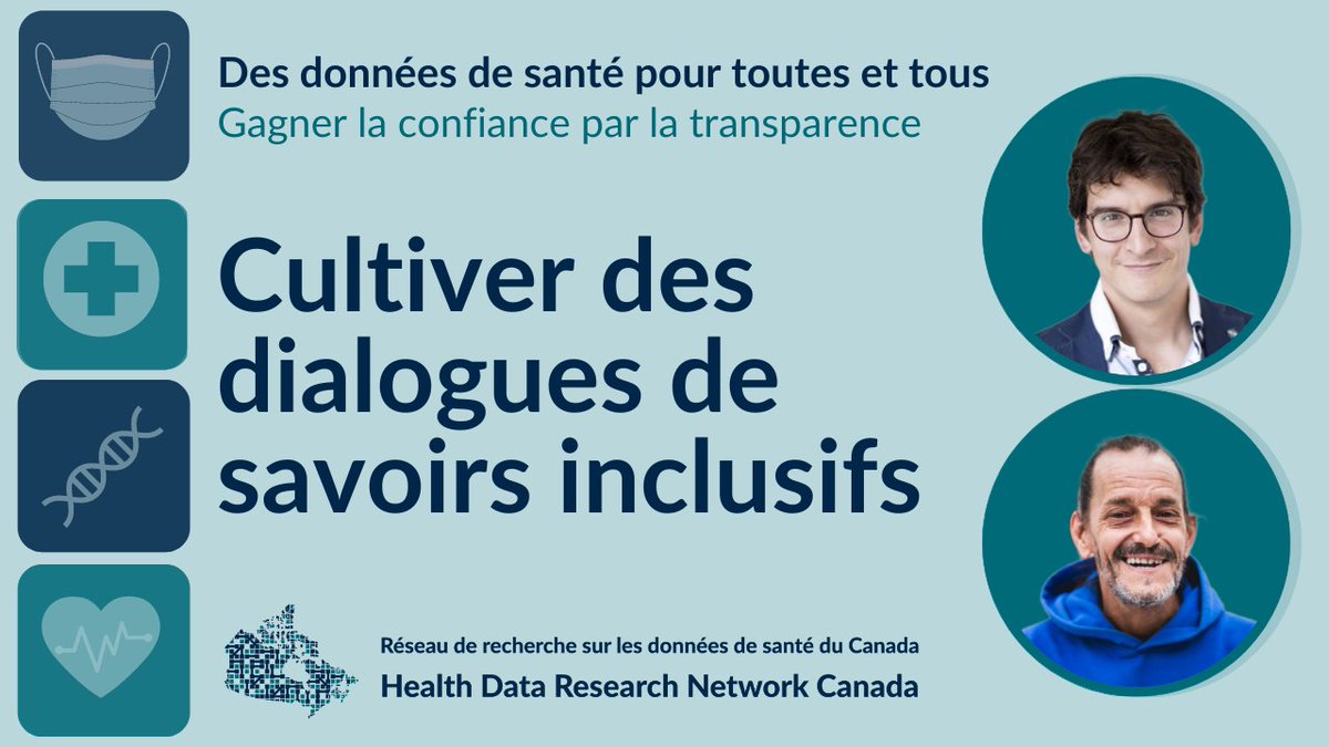 Regardez Antoine Boivin /@UMontreal & Farin Shore /@MdM_France discuter d'une approche alternative de la gestion des #données qui nourrit la confiance entre les patients, les soignants, les décideurs politiques et les communautés marginalisées #HD4A2024 👀bit.ly/hd4a2024_Boivi…