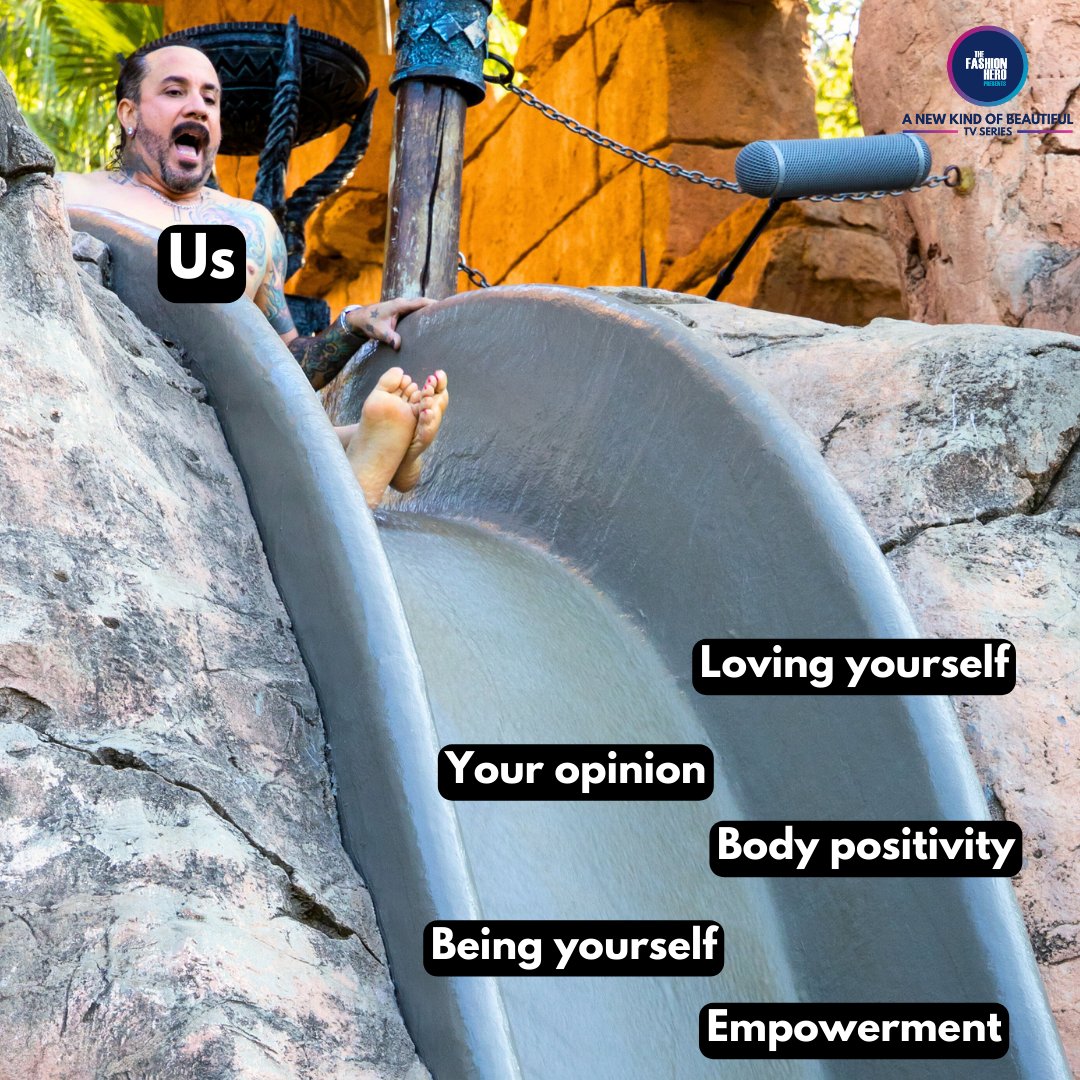 thefashionhero's tweet photo. When you're riding from the top of the fashion and beauty slide to the bottom, embracing yourself every step of the way! 😲😍
👉️Register at https://t.co/Cr14u2oyOk to be part of the next season!
#thefashionhero #ajmclean #backstreetback #yourstorymatters #youropinionmatters https://t.co/EVBSksDjDf