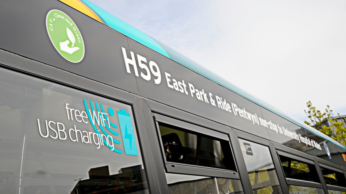 The Park and Ride service to University Hospital of Wales is free and runs directly from Pentwyn from 6:25am to 9pm. If you’re able to use Park and Ride, you’ll be helping the Health Board’s commitment to improving air quality. orlo.uk/kLtCC