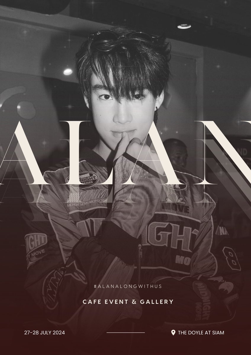 burgerforalan's tweet photo. ✩ 𝙄 𝙙𝙤𝙣’𝙩 𝙠𝙣𝙤𝙬 𝙖𝙗𝙤𝙪𝙩 𝙮𝙤𝙪 
𝘽𝙪𝙩 𝘼𝙇𝘼𝙉 𝙛𝙚𝙚𝙡𝙞𝙣𝙜 𝟮𝟮! 🎂🍔❤️

ꔣ Happy ALAN 22nd Birthday to #ALANpasawee 
Happy ALAN, Happy US —̳͟͞͞♡

ᴊᴏɪɴ ᴜꜱ ꜰᴏʀ ᴀ ʙɪʀᴛʜᴅᴀʏ ᴘʀᴏᴊᴇᴄᴛ ᴛᴏ ᴏᴜʀ ʙᴇʟᴏᴠᴇᴅ "ᴀʟᴀɴ" ᴀᴛ ᴛʜᴇ ᴄᴀꜰᴇ ᴇᴠᴇɴᴛ

🗓️ 27-28 July 2024
🕘 11.00 AM - 07.00 PM
📍@TheDoyle_Siam (Siam Square Soi 7)

Project by : @burgerforalan & @bbnarrybbpsw 

#AlanAlongwithUS #ALANpasawee
#BUSbecauseofyouishine