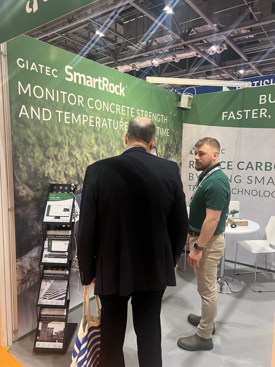 It's been a pleasure to share Giatec's concrete monitoring solutions with everyone who visited our Booth at the 2024 Concrete Expo! We hope to see you next year 👋 #UKCW2024 #Concrete #Technology