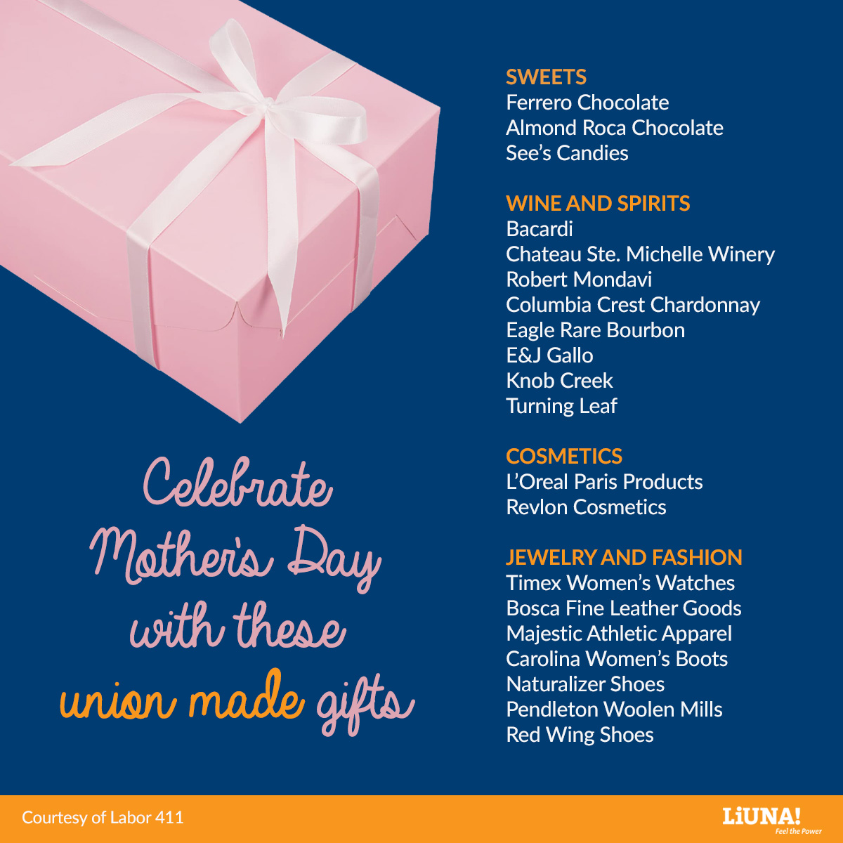 Make sure you honor mom this #MothersDay with a gift that's not only heartfelt but also supports fair labor practices. Check out these @Labor411 #unionmade gifts to show your appreciation for all she does!