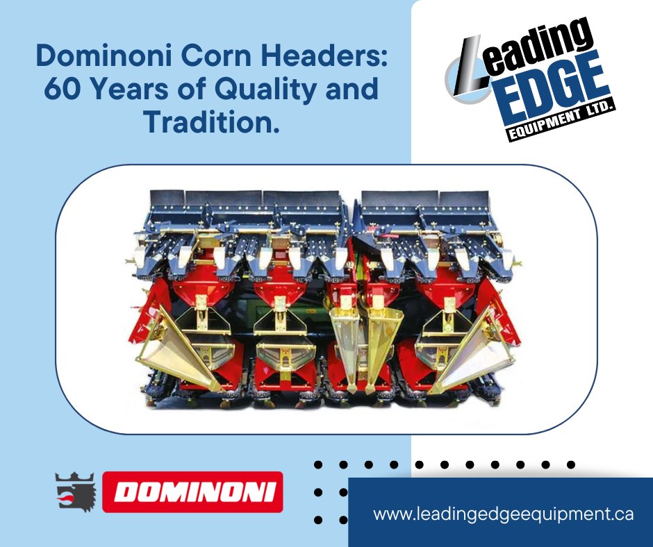 Proud to work with Dominoni Srl, a company with over 60 years of expertise in producing top-notch corn headers. Their commitment to innovation and quality is unmatched.  bit.ly/3wEvF2Y