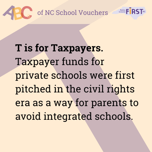 With NC vouchers, Taxpayer$ are funding discriminatory private schools w/no accountability and no public transparency. This fails our most vulnerable children and neglects our legal and ethical obligations. #nced #ncpublicschools #noschoolvouchers