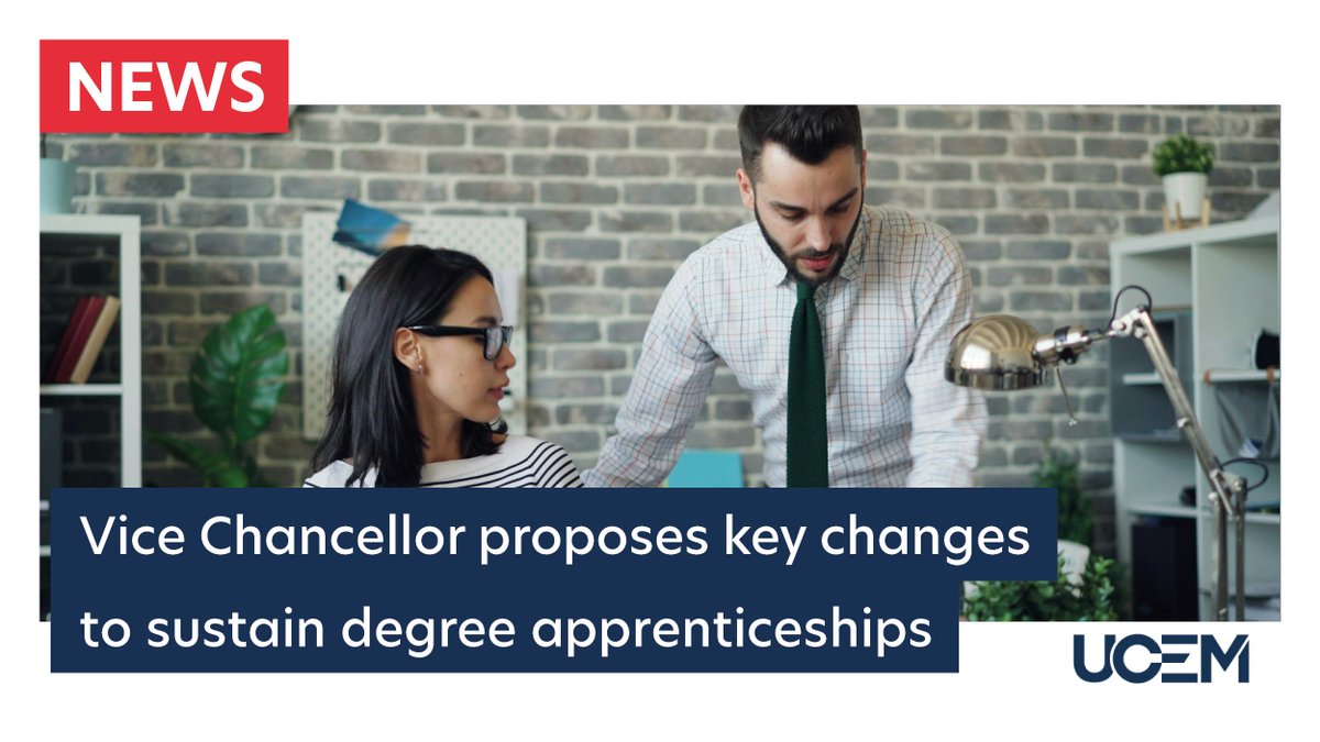 📰 Vice Chancellor Ashley Wheaton @UCEM_Principal addressed @wfpevents recently about the growth and challenges of degree apprenticeships: ucem.ac.uk/whats-happenin…