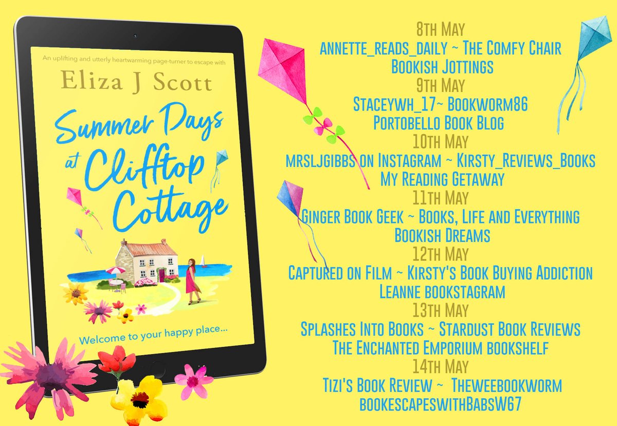 #authorinterview between My Reading Getaway and @ElizaJScott1 about Summer Days at Clifftop Cottage myreadinggetaway.blogspot.com/2024/05/summer… @Stormbooks_co