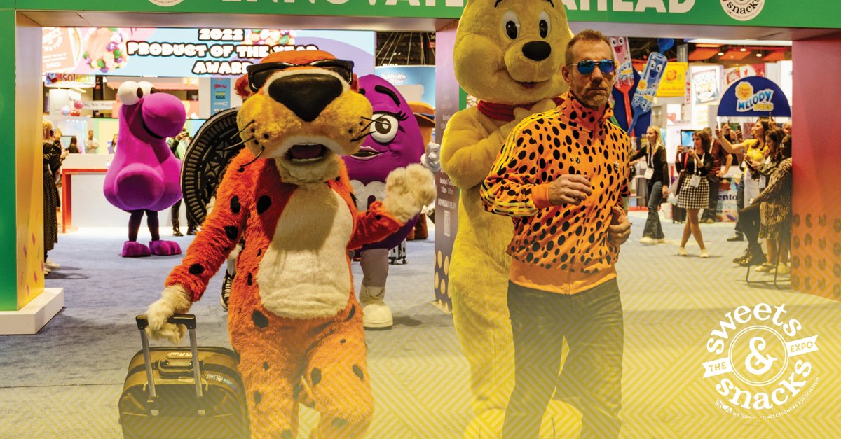 Pack your bags, we're headed to #SweetsAndSnacks ✈️