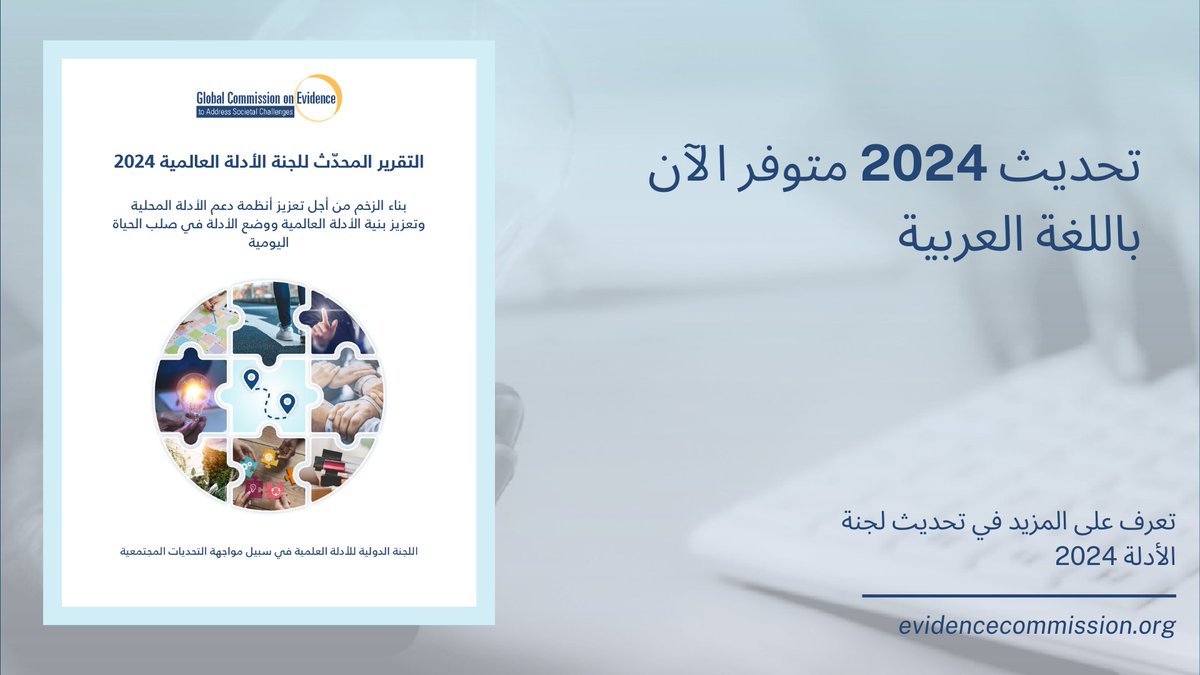 تحديث 2024 متاح للتحميل، بالإضافة إلى الرسوم البيانية لتقرير التحديث والتقرير الأساسي | Update 2024 is now available in Arabic ow.ly/M7UL50RuPJf