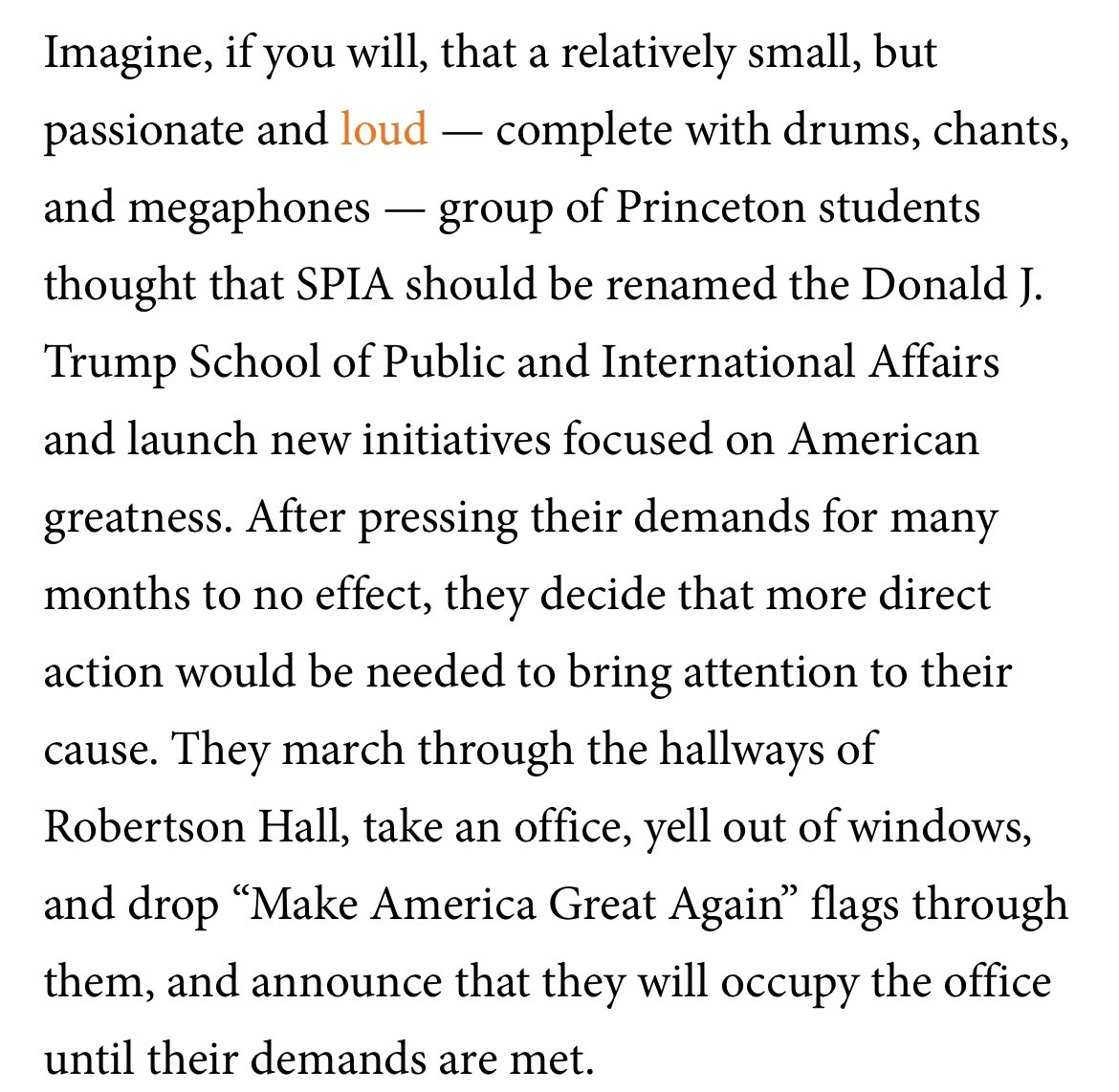 If this happened, every faculty member on campus would be calling the cops and demanding arrests every night on msnbc