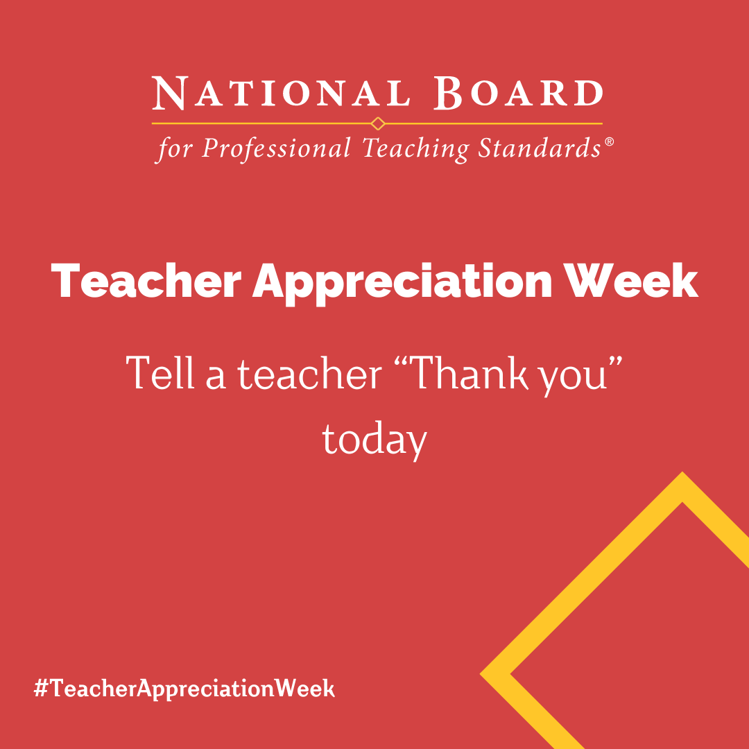 It's the last day of #TeacherAppreciationWeek, and we're showing our gratitude! 💌 Share a thank you note for a teacher who changed your life. Let's flood social media with appreciation for these incredible professionals!