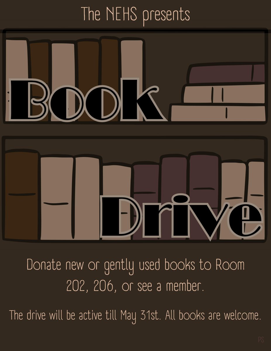 Epilogue is hosting a book drive during May. Please bring any new or used books you want to donate to rooms 202, 206, or see a member. We are stocking our upcoming lending library and also donating to a charity. All help is appreciated! <a href="/BectonHS/">Becton Regional High School</a> <a href="/Dr_DSforza/">Dr. D. Sforza</a>