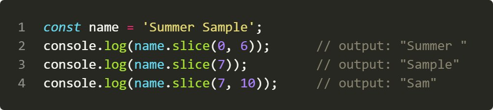 📌 Extract parts of a string #javascript #100DaysofCode #Coding