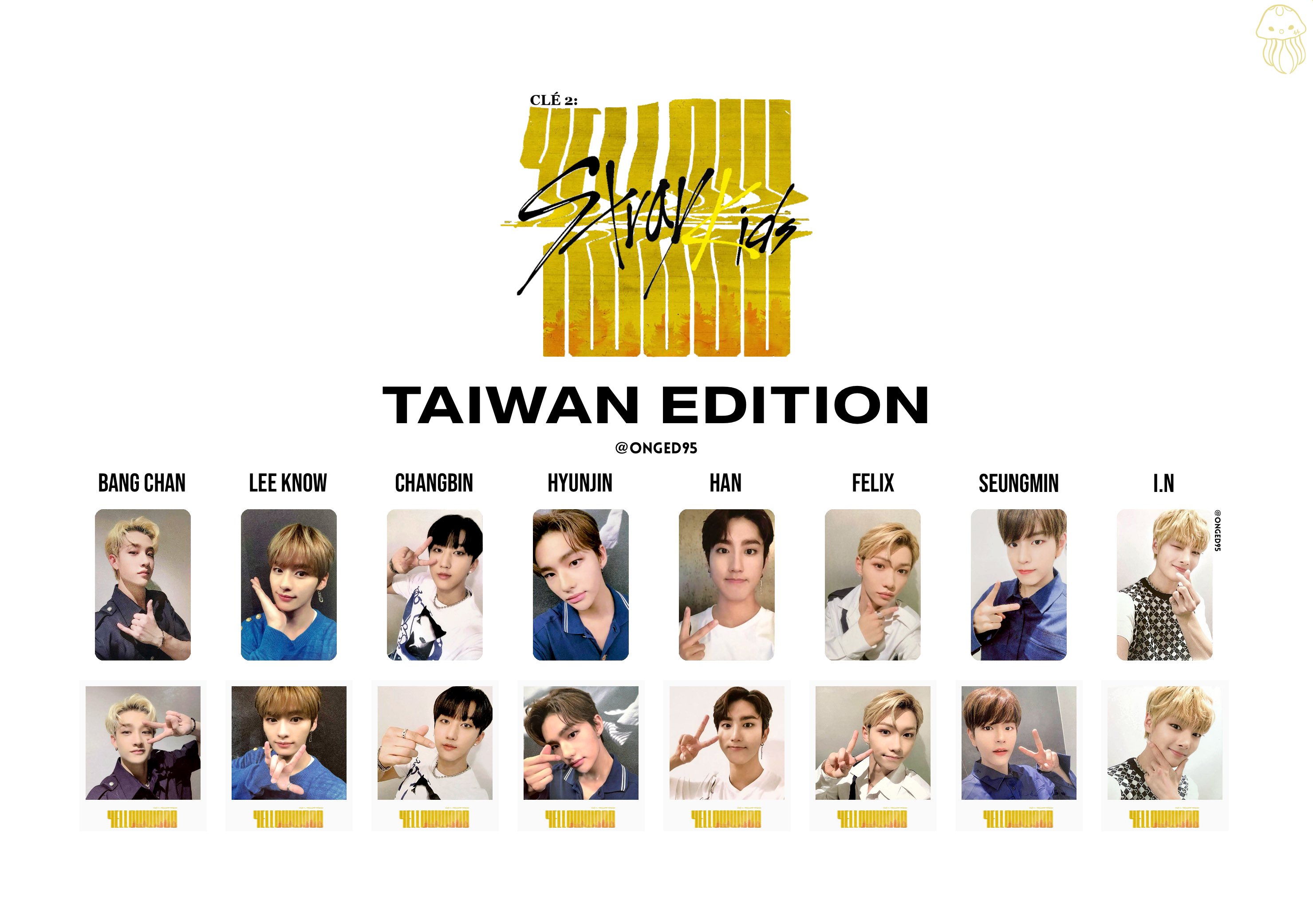フォトカード StrayKids リノ 台湾盤 トレカ YellowWood - メルカリ