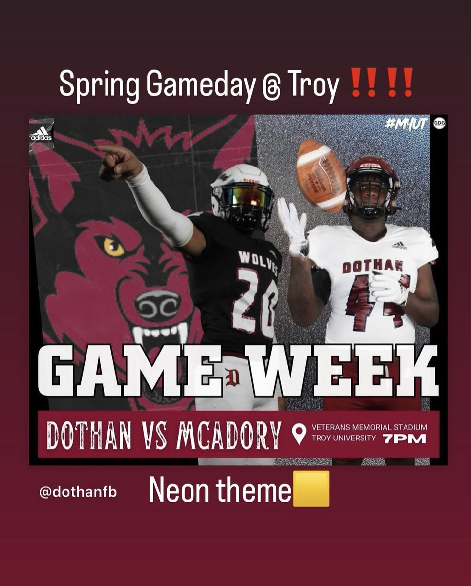 Dothan Vs Mcadory Spring game‼️‼️‼️