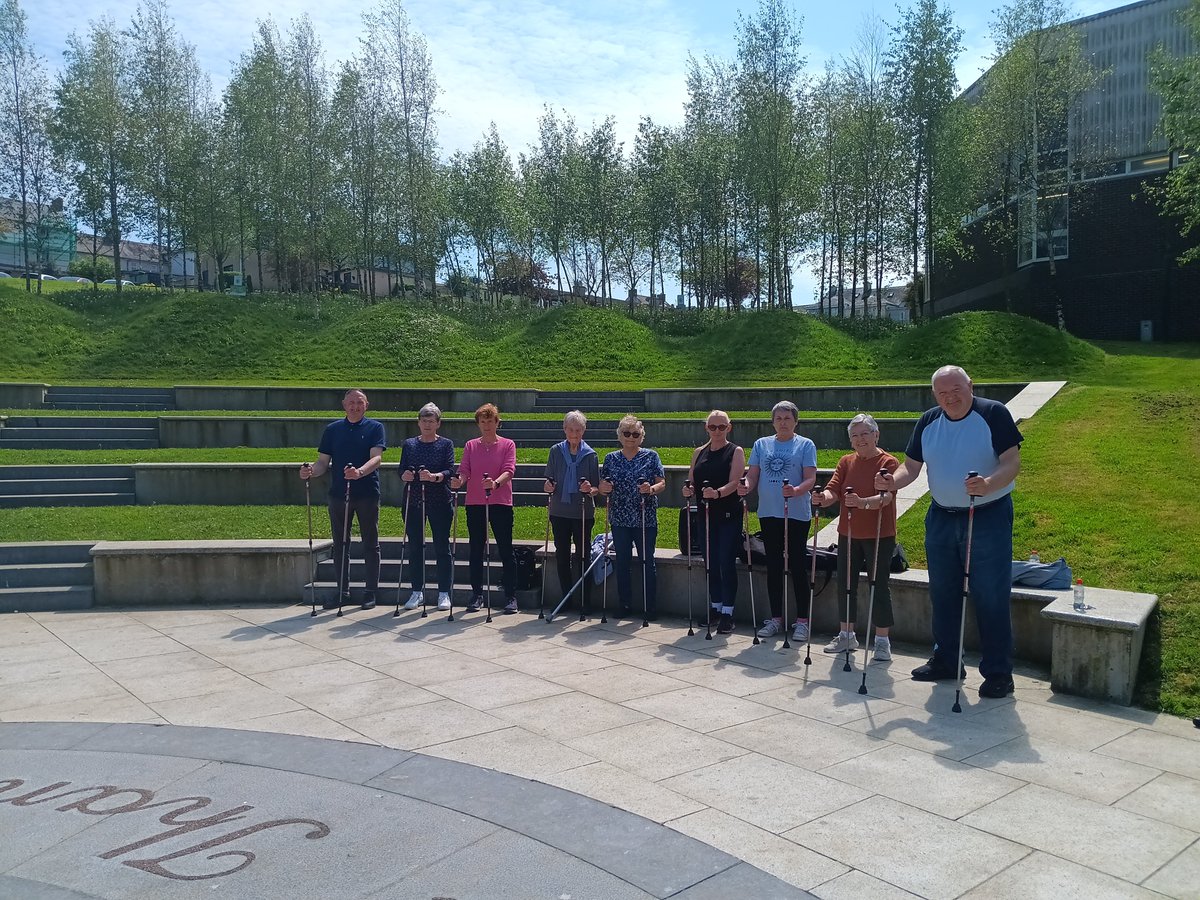 SportActiveWex's tweet image. Great work by this group who completed their 6 week Activator pole programme in the beautiful sunshine at New Ross Library today.   Well done everyone 👏👏

#Activators #NewRoss