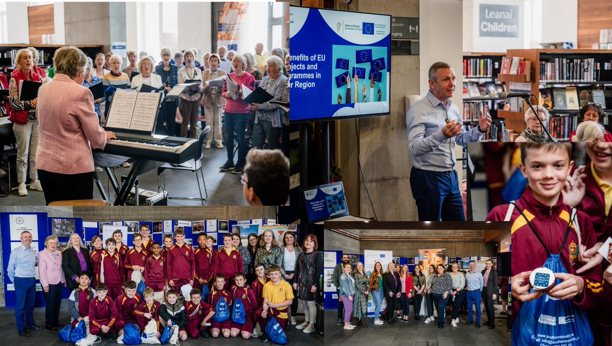 **A successful Europe Day event yesterday. ** 👏👏Thank you to @eudirect #bealtainechoir & the students of St.Stephens Boys National School for joining us to celebrate. Photos by @DgmPhotographic #euinmyregion