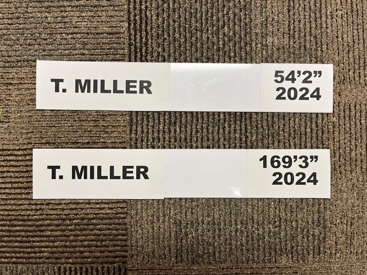 HemingfordTrack's tweet photo. State meet still to go…Theron Miller has now earned TWO School Records from two Hemingford Legends! Honor the Past, Inspire the Future! Congratulations Theron and your throws coach, Coach Janssen! #GUBN @HemingfordDist https://t.co/Cw87T9WOMA