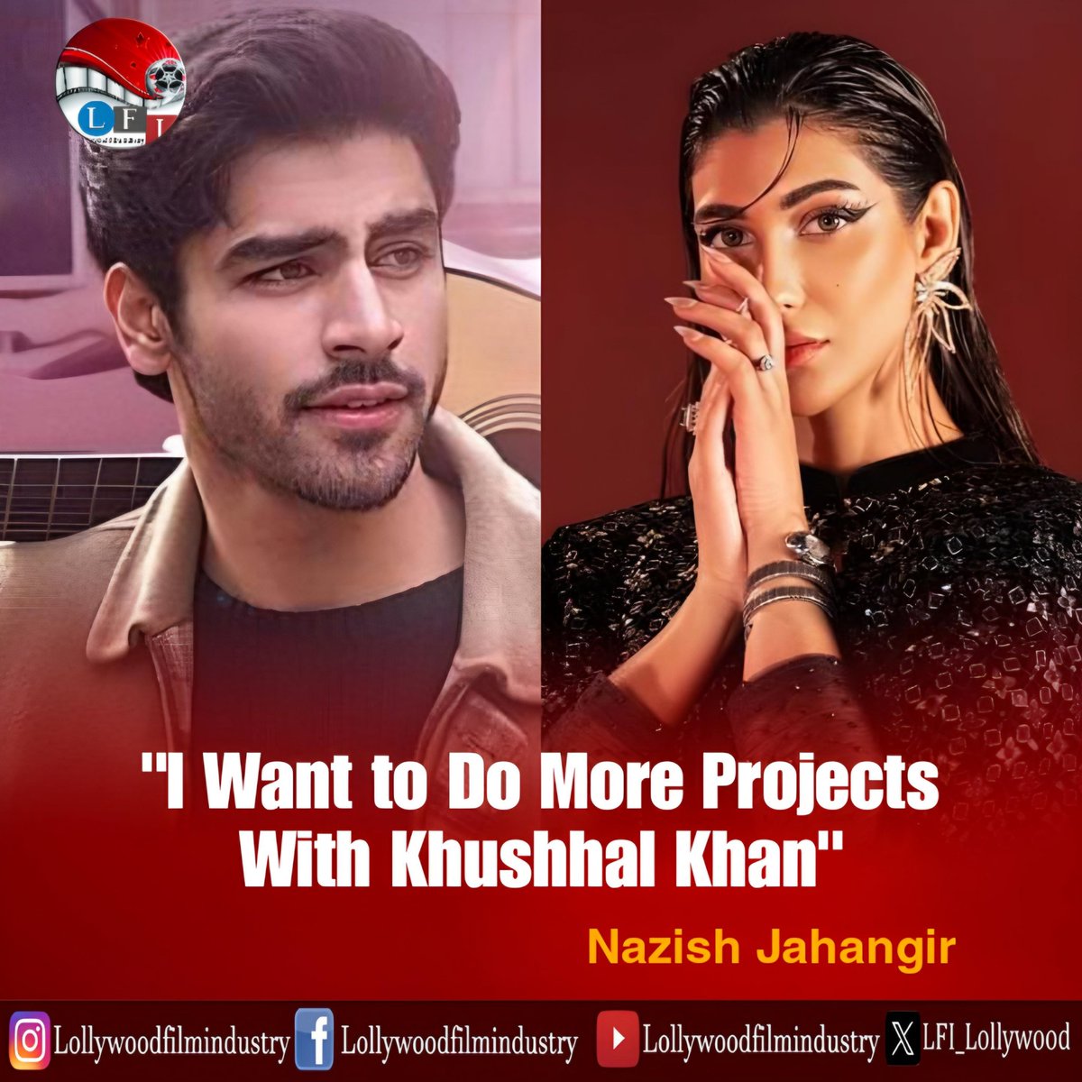 Nazish Jahangir Express her desire to do more projects with Khushhal khan as she believe he brings Energy on set.Their First Project 'Poppay Ki Wedding' Released today all over the World. #NazishJahangir #KhushhalKhan #films #PoppayKiWedding #cinema #LollywoodFilmindustry