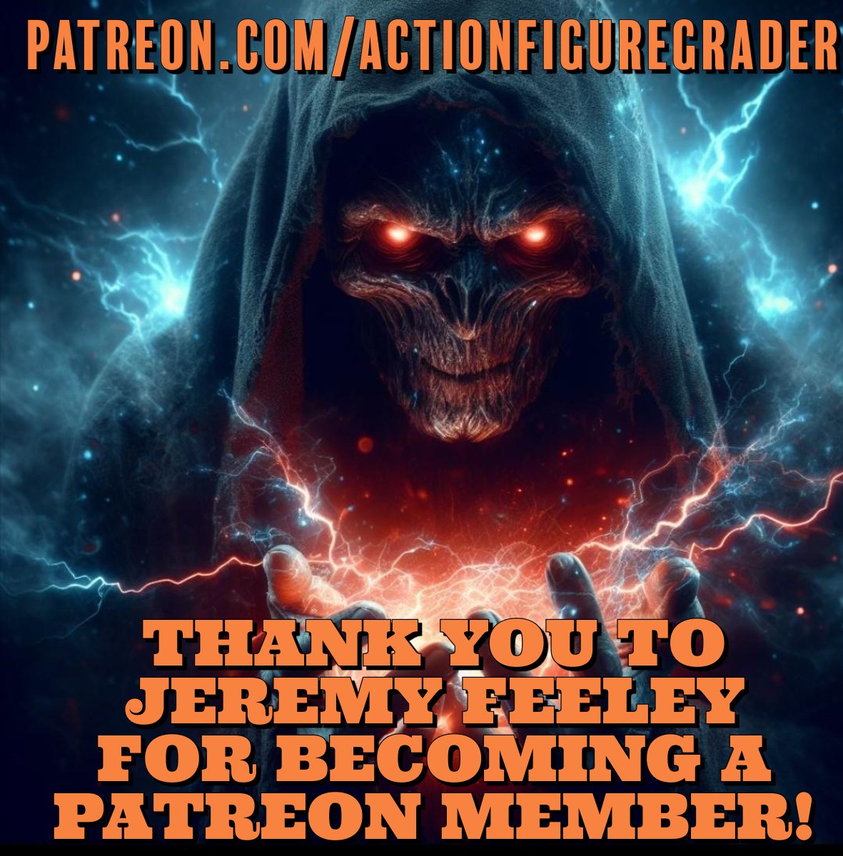 AFGonYouTube's tweet photo. A big thank you to Jeremy Feeley for becoming my latest Patreon supporter and Channel Benefactor! My Patreon team allows me to make more and better videos!
#thankyou
#thanks
#patreon
#patreonsupport
#toycommunity
#starwarsfamily
#bigthankyou
#channelsupport
#youtubers https://t.co/zgR2wHRn3M