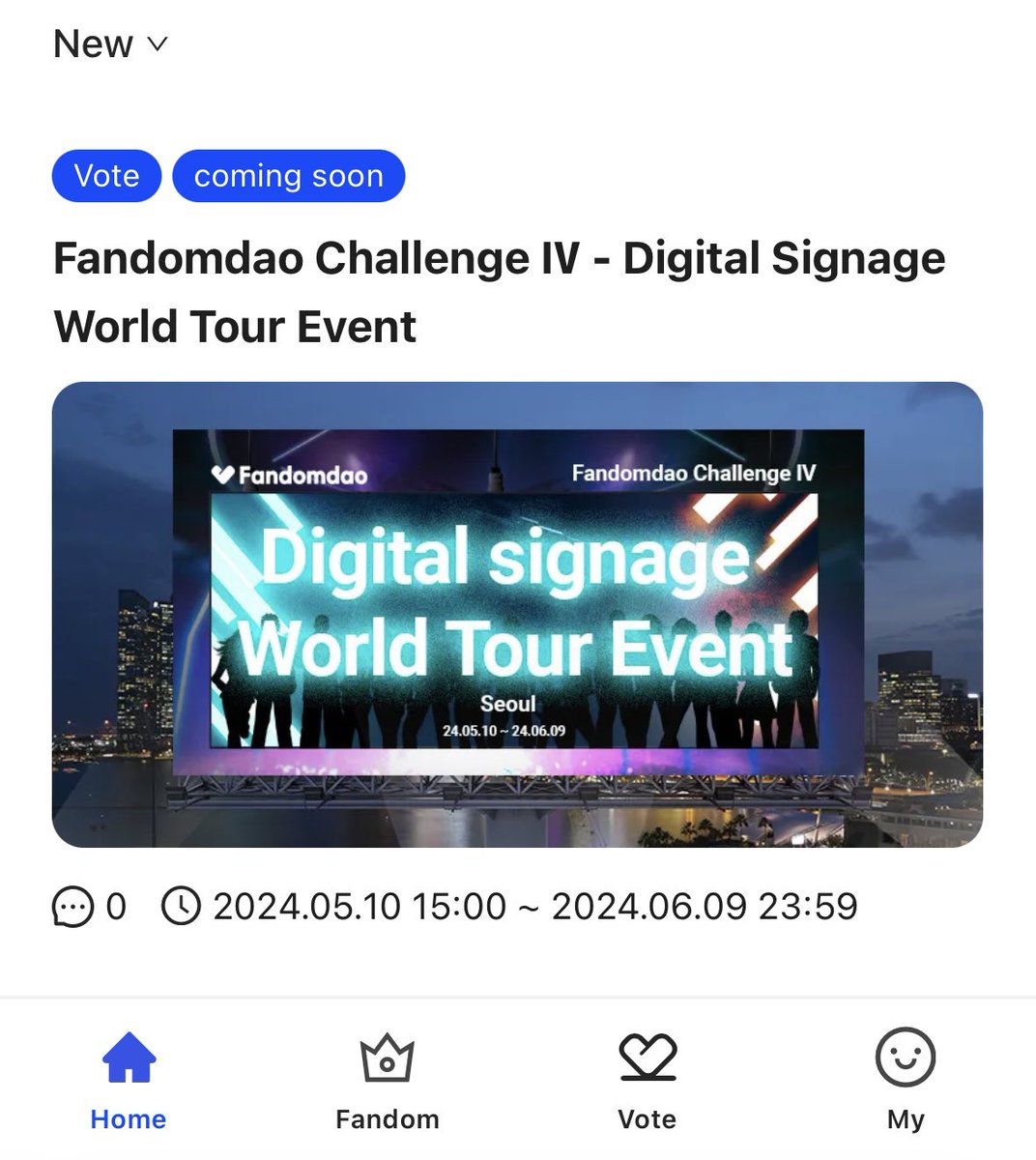 Get ready for the next #Fandomdao challenge vote !! #cryptoevent #reward #socialfi