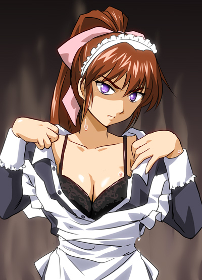 「俺の名はエロ給仕大好き法師! さて天津の小娘よ、卑劣な策略により淫具・従順メイド服を着てしまったからにはどんなご無体な命令でもこの俺の言いなりよ! ではまず、」
「くっ…」
「脱げ」
「…?」
「脱いで全裸となるのだ」
「???」
#メイドの日
#淫獣聖戦 