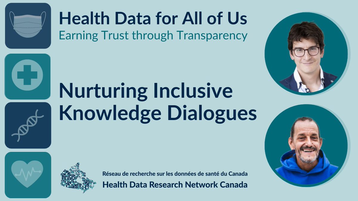 ✨ #ICYMI Dr. Antoine Boivin /@UMontreal & Farin Shore /@MdM_France discuss an alternative approach to #data management that nurtures trust b/w patients, caregivers, researchers, policymakers & marginalized communities at #HD4A2024 WATCH 👀 bit.ly/hd4a2024_Boivi…