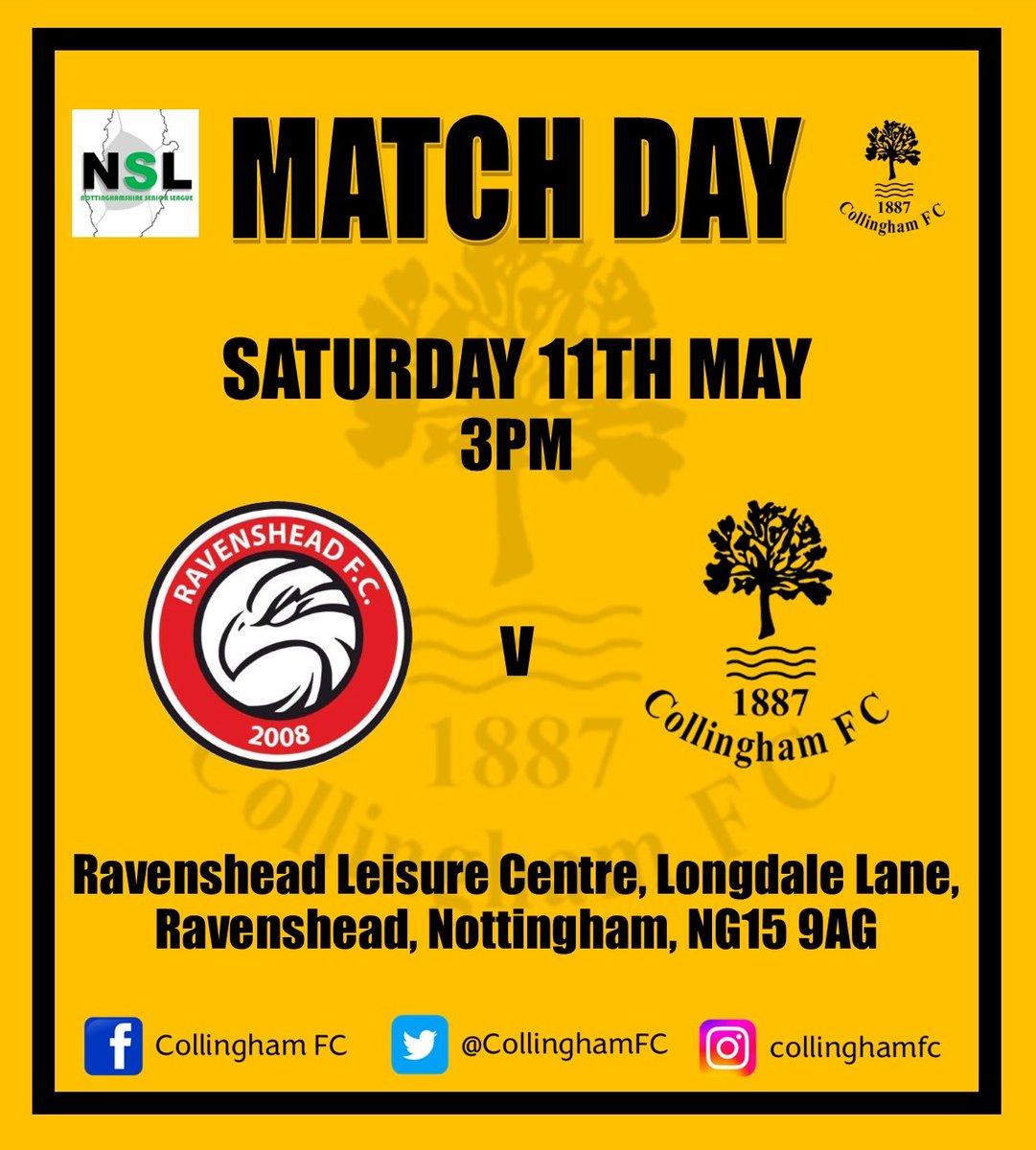 🟡⚫️ MATCH DAY ⚫️🟡 🆚 @RavensheadF 🏆 @NottsSeniorLge Premier Division ⏰ 3pm 🏟️ Ravenshead Leisure Centre, NG15 9AG