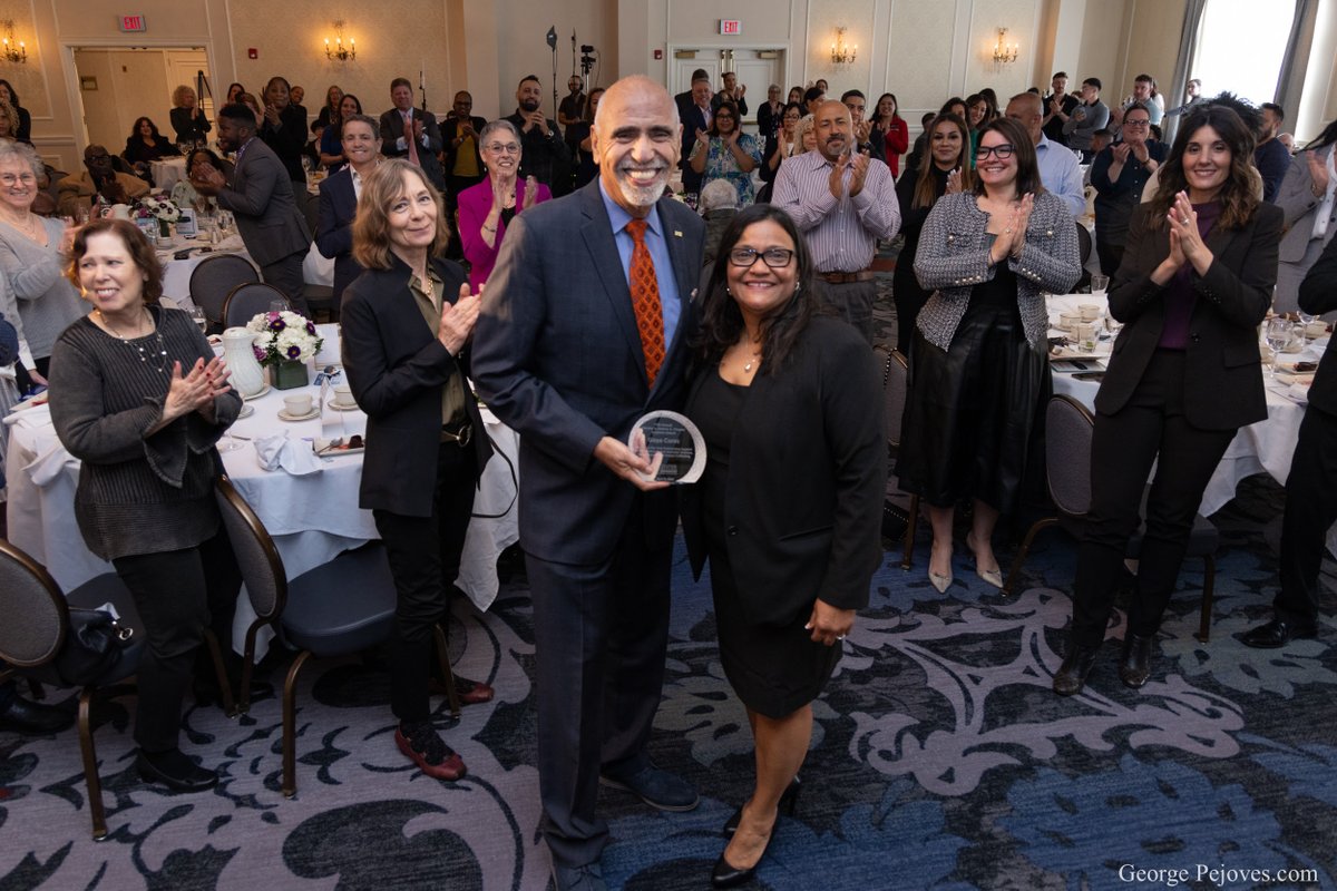 Honored to receive the #Leadership Award at the 45th Biz Luncheon for The Center for Safety & Change, one of our #GoyaCares partners who has done an amazing job leading assemblies, training employees, & working to #protectourchildren from trafficking, abuse, & exploitation.
