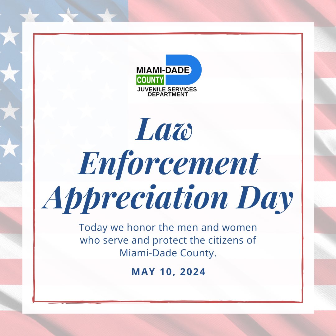 Thank you @MiamiDadeCounty law enforcement officers who are committed to protecting children and families!
