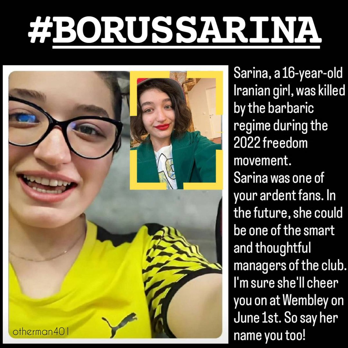 #borussarina
#UCL #wembley #bvb #bvb09 #bvbarmy #bvbforever #bvbfamily #borussiadortmund
#iran #IRisnotIran