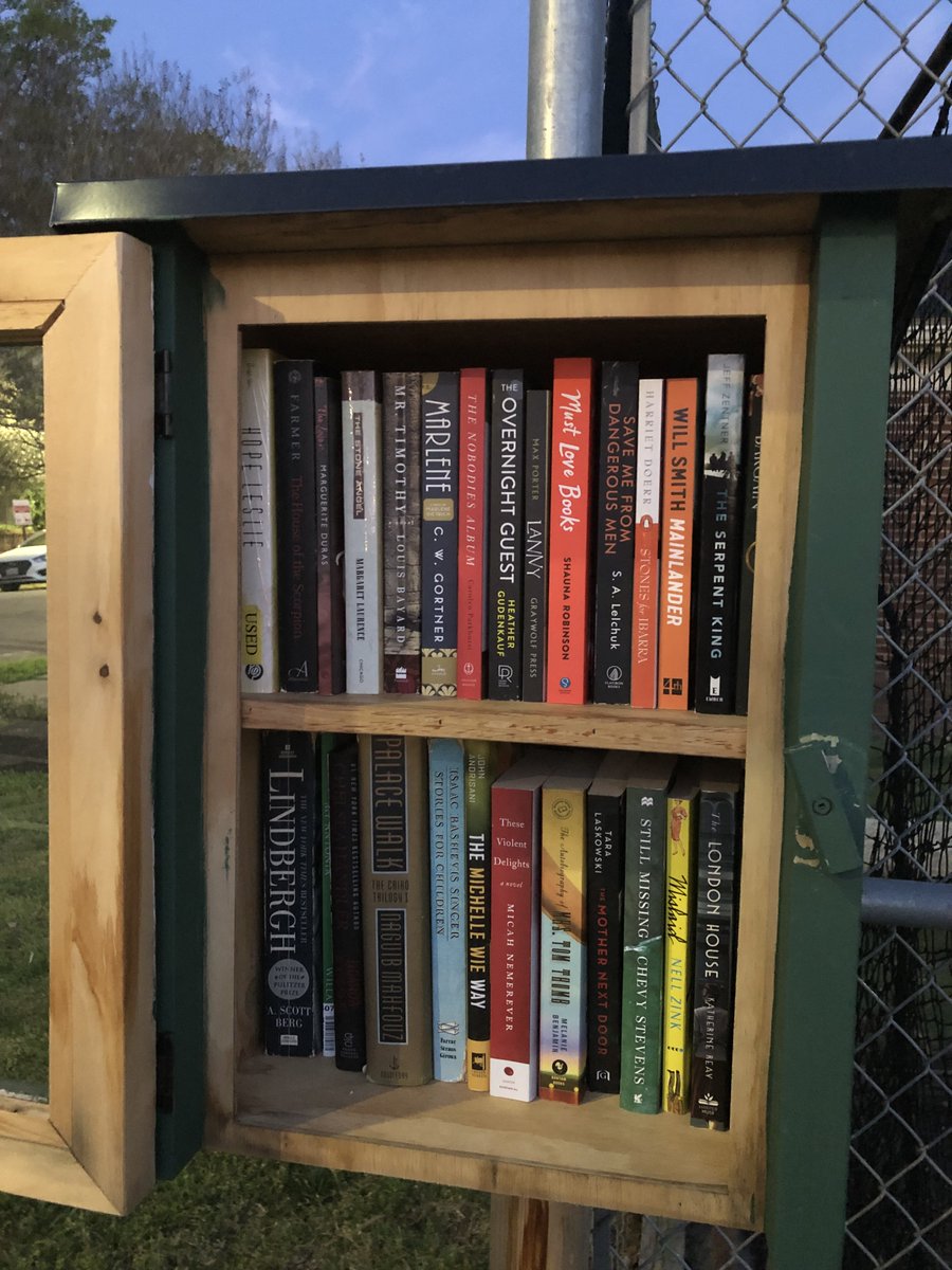 Left 16 Books @ Peace University's Free Books Box on Blount St at Franklin St #BookCrossing #Literature #History #Mysteries #Feminism #SportsFans #Networks #Thrillers #SpiritualHealing
Click on link to see titles.  bit.ly/3fCyV77
