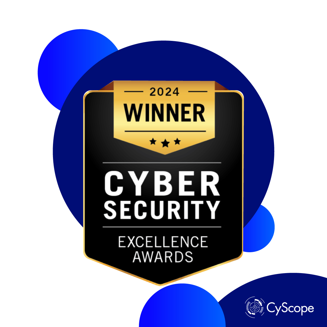 Exciting news! CyScope has won the 2024 Cybersecurity Excellence Award in the Pentest-as-a-Service category. With over 600 entries, this reflects our commitment to excellence, innovation, and leadership in cybersecurity.

#CybersecurityExcellence #Innovation #Leadership #ptaas