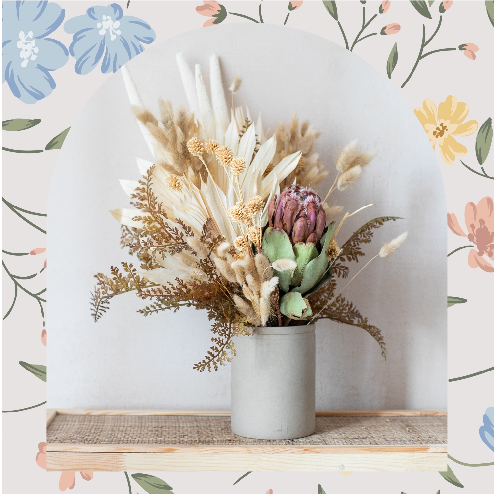 Are you a fan of the dried bouquet trend? #HomeTrends