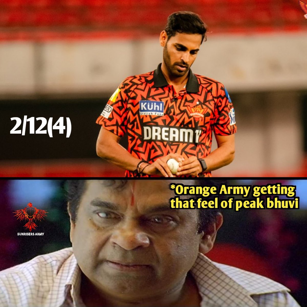 3/41 
1/22
2/12 

Bhuvi peaking at the right time 💪🧡

#OrangeArmy #SunrisersHyderabad