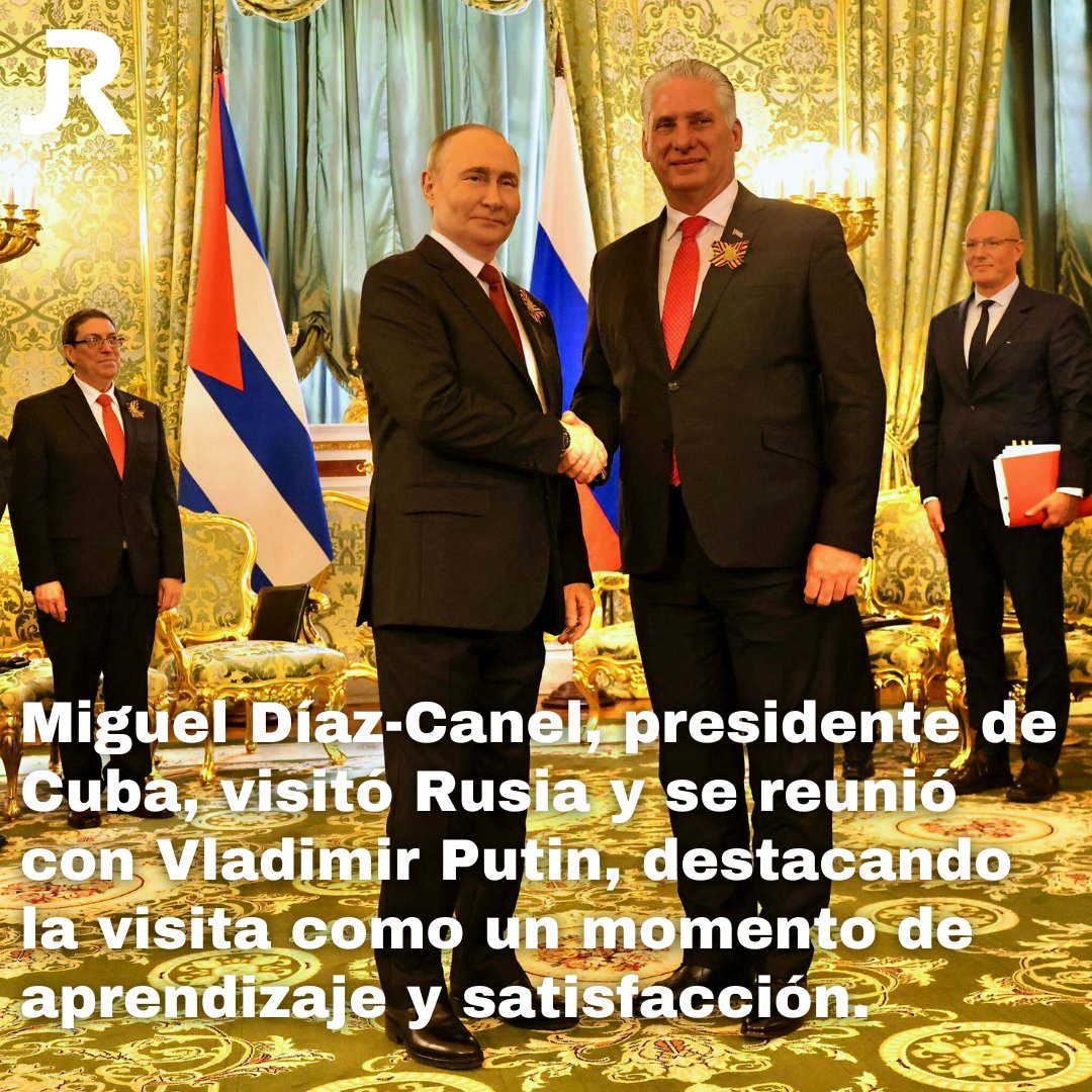 @guatemala_bmc 
La visita del Presidente de #Cuba, @DiazCanelB a #Rusia, devino en cálido y solidario diálogo con Vladimir Putin, se comprometen en el apoyo mutuo.
#Cuba
#CubaPorLaSalud
#CubaCoopera
#BMCGuatemala
#BMCSanLorensoGuatemala 
#BloqueoGenocida
#MiMóvilEsPatria