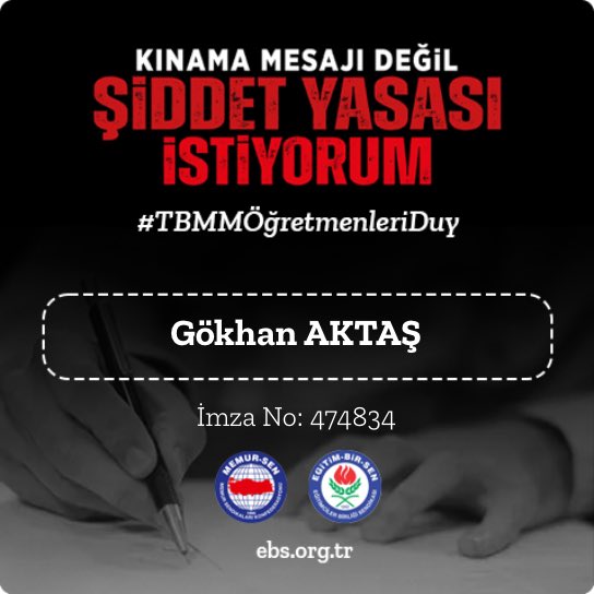 #TBMMÖğretmenleriDuy