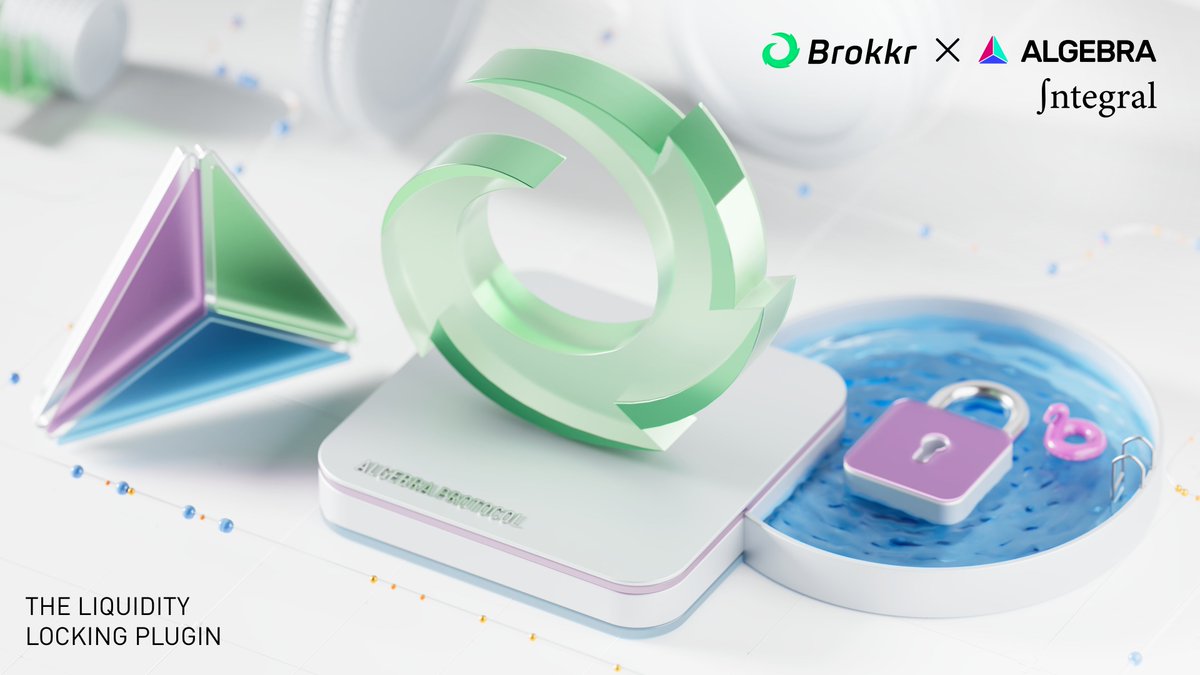 Discover next level DeFi innovation with Liquidity Locking Plugin, developed by @BrokkrFinance, exclusively for Algebra Integral! 🌩️ 🔒 With Brokkr's Liquidity Locking hook, users will be able to securely lock liquidity in pools & receive rewards in return, either through minted…