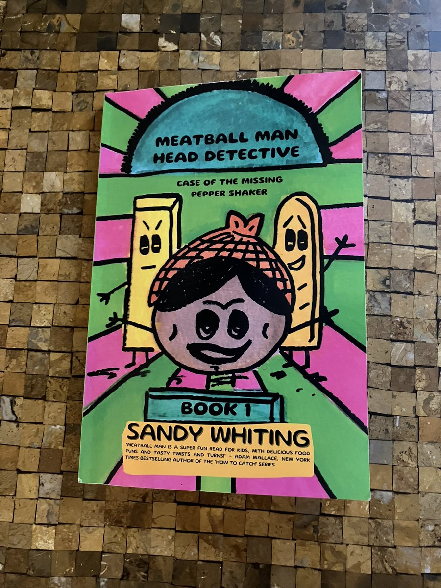 Marty the Meatball has arrived!! Can he & his team follow the clues to solve the mystery of Sally the Saltshaker’s missing hubby?! This short illustrated chapter book -under 100 pages is sure to be a fun read for kids! Thank you @SandyWhiting7 for sharing your debut w/ #BookPosse