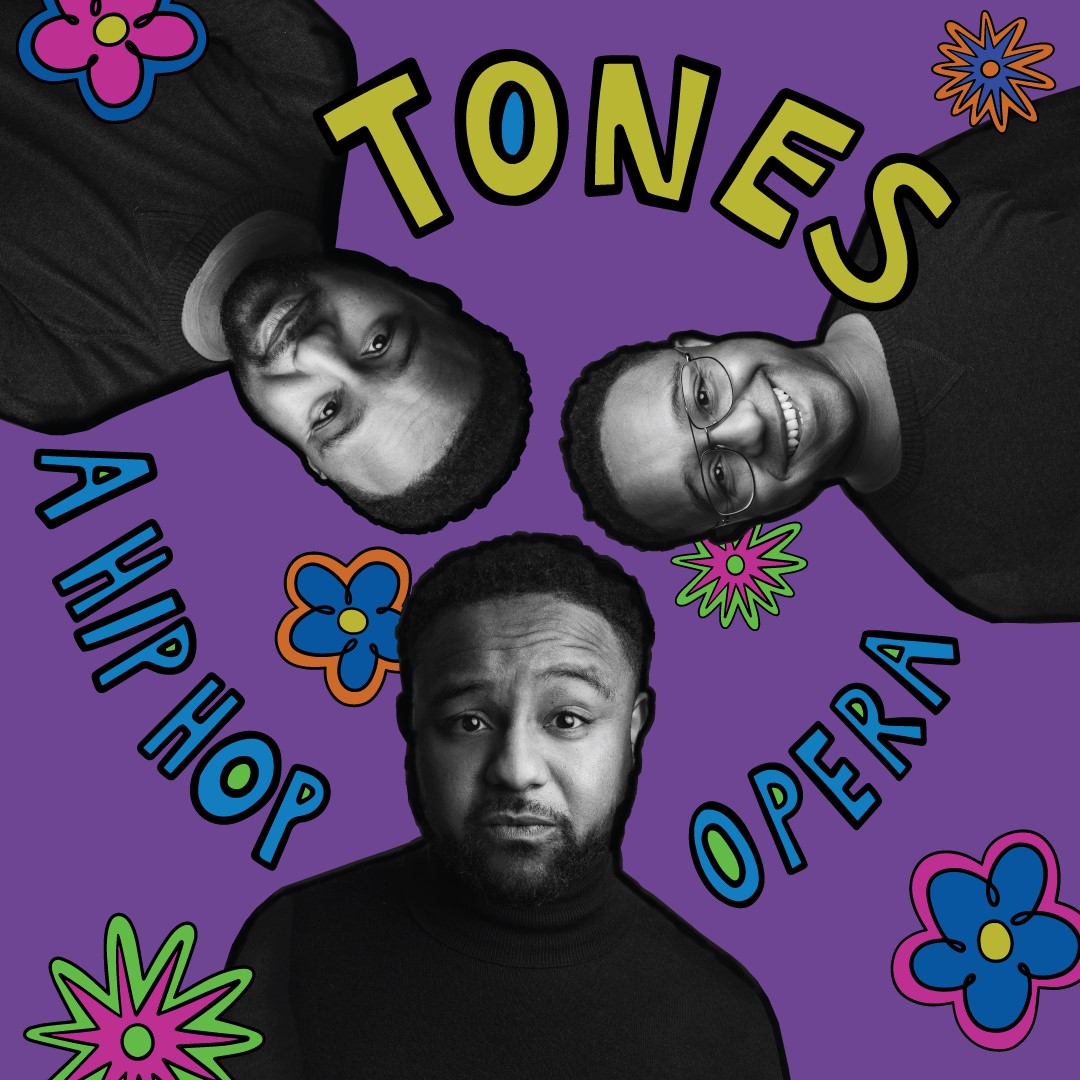 Tones – A Hip Hop Opera A piece of gig theatre like no other, Tones combines the gritty underground sounds of hip-hop, grime and drill with the melodrama of opera to tell the story of a treacherous path to self-discovery. @wounduptheatre