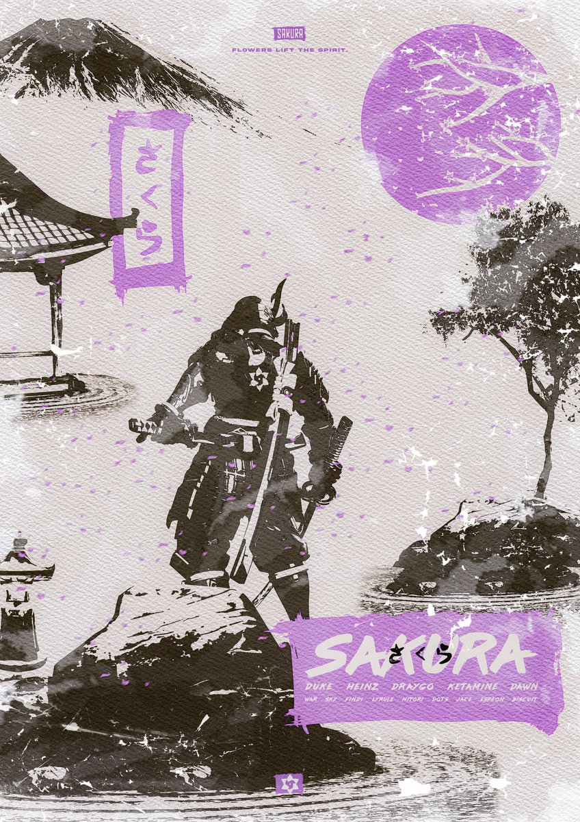 Sakura season has returned.🌸

🛡️: Duke
⚔️:<a href="/Captain_Heinz/">Heinz</a> 
⚔️:<a href="/Draygobtw/">Draygo</a> 
💉:@Minatomori01
💉:<a href="/d4wntodusk/">anqel</a> 
🧠:<a href="/Lyrule/">Lyrule</a> 
💼:<a href="/skyza_ow/">NAVI Sky</a> 
💼:<a href="/findirath_ow/">Findirath</a>
👔:<a href="/kyuuWar/">SKRA War</a>

#LetsBlossom🌸