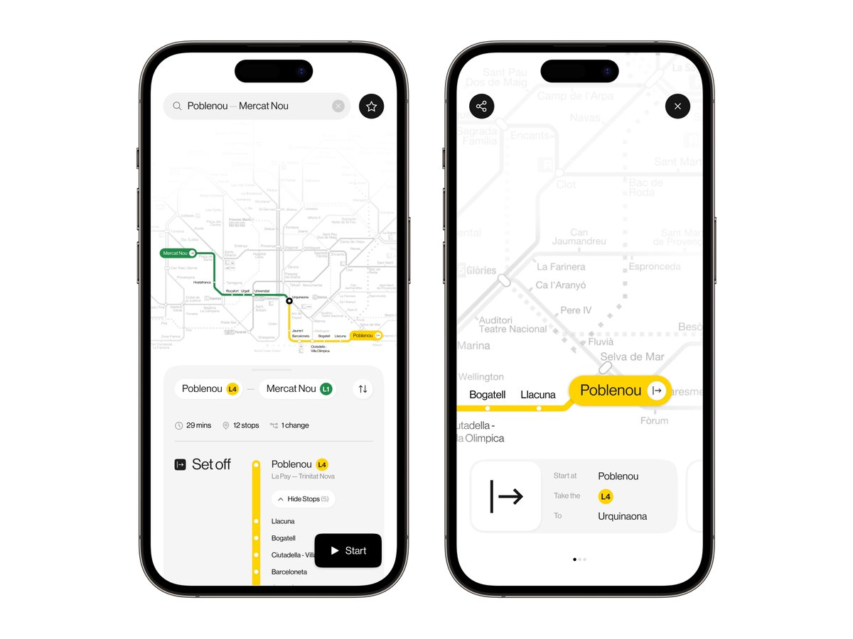 Subway app | Barcelona