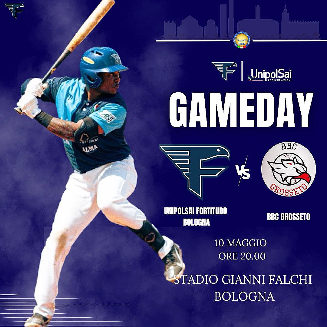 Fortitudo Baseball (@fortitudobc1953) on Twitter photo 𝙶𝙰𝙼𝙴 𝙳𝙰𝚈 🤍💙
⚾️ 7° giornata
🆚 Grosseto
📍 Stadio Gianni Falchi, Bologna
⏰ 20.00
📻 <a href="/nettunobologna1/">Nettuno Bologna Uno</a>
🎥 Diretta streaming YouTube Canale: FIBSChannel3
🎫 biglietto 7€
#Alltogether | #FortitudoBaseball | #Gameday | #season2024 | #Baseball | #Bologna | #ForzaF 𝙶𝙰𝙼𝙴 𝙳𝙰𝚈 🤍💙
⚾️ 7° giornata
🆚 Grosseto
📍 Stadio Gianni Falchi, Bologna
⏰ 20.00
📻 <a href="/nettunobologna1/">Nettuno Bologna Uno</a>
🎥 Diretta streaming YouTube Canale: FIBSChannel3
🎫 biglietto 7€
#Alltogether | #FortitudoBaseball | #Gameday | #season2024 | #Baseball | #Bologna | #ForzaF