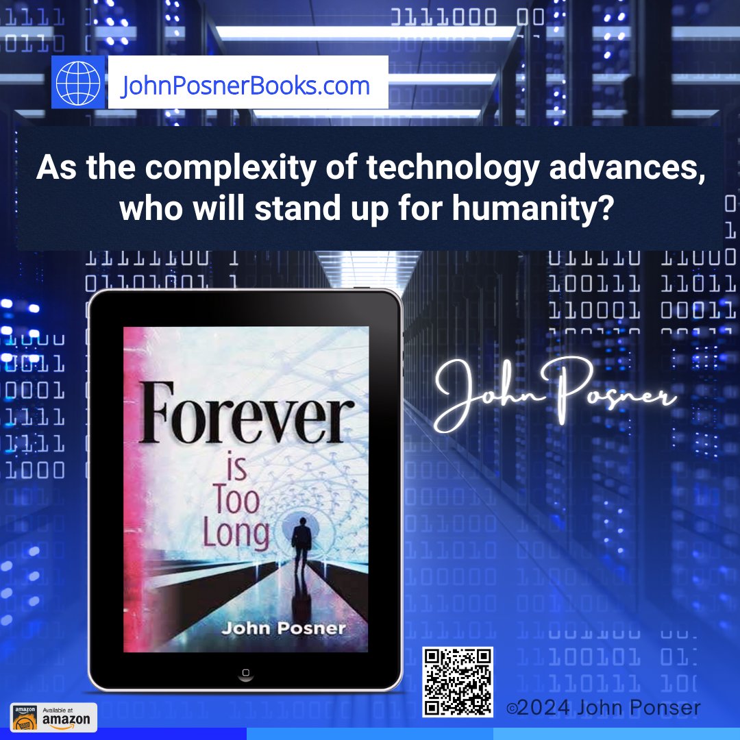 As the complexity of technology advances, who will stand up for humanity? 
Get your copy here: loom.ly/WHCtRys 

#scifi #fantasy #kindleunlimited #InstaBooks #robots #dystopian #FridayReads #ThursdayThoughts #AI #bestscifibooks #booktok