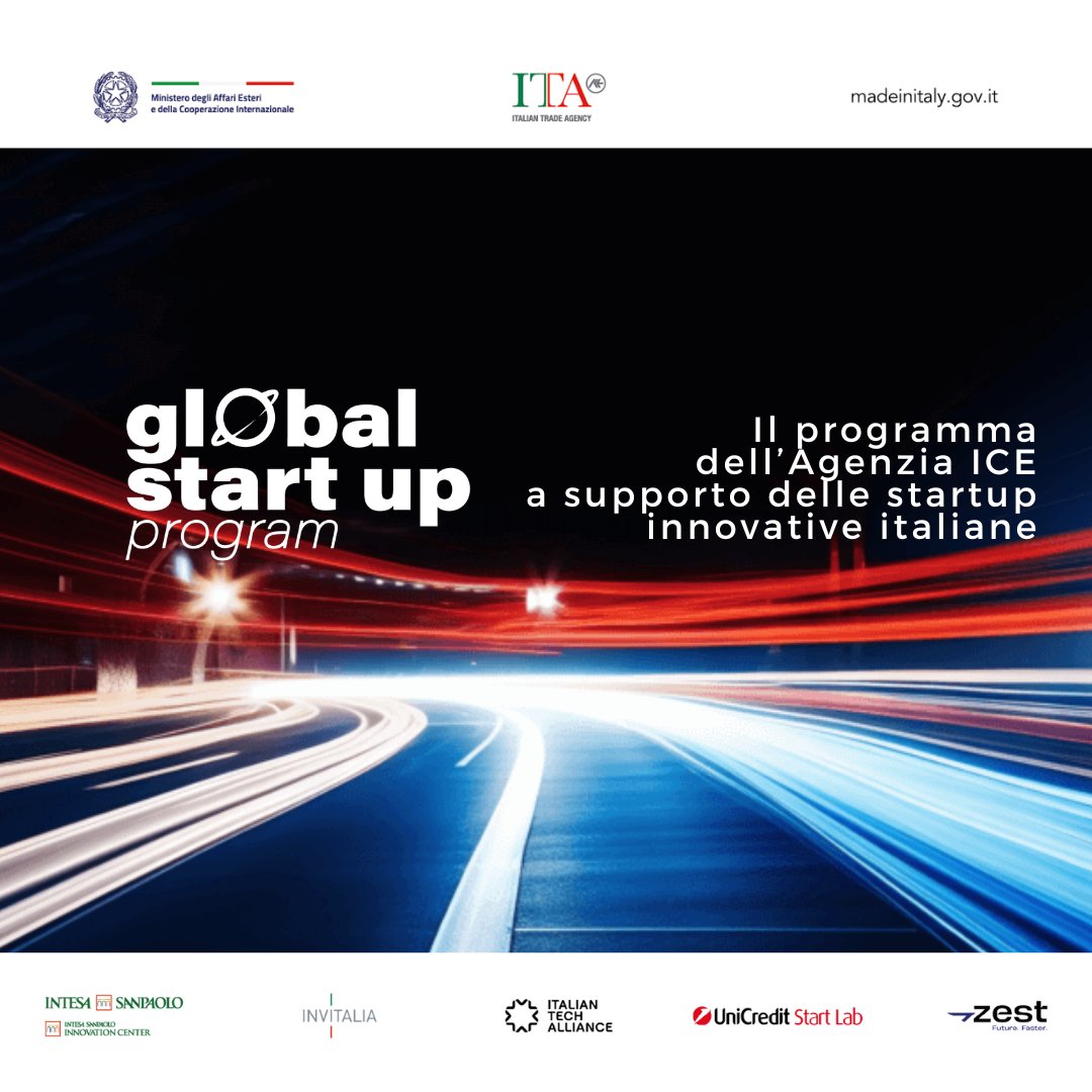 Via al global start up program, il percorso di accelerazione all'estero riservato a 70 startup impegnate nello sviluppo di innovazioni di prodotti e servizi che intendano rafforzare le proprie capacità tecniche, organizzative e finanziarie. bit.ly/GlobalStartupP…