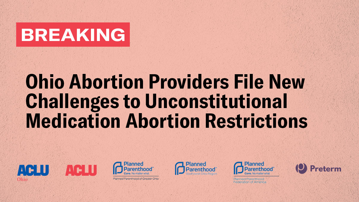 🚨BREAKING: We amended our complaint in an existing lawsuit against a ban on telehealth medication abortion services while also challenging other laws that restrict access to this safe abortion option. Medication abortion is safe and effective. 🧵