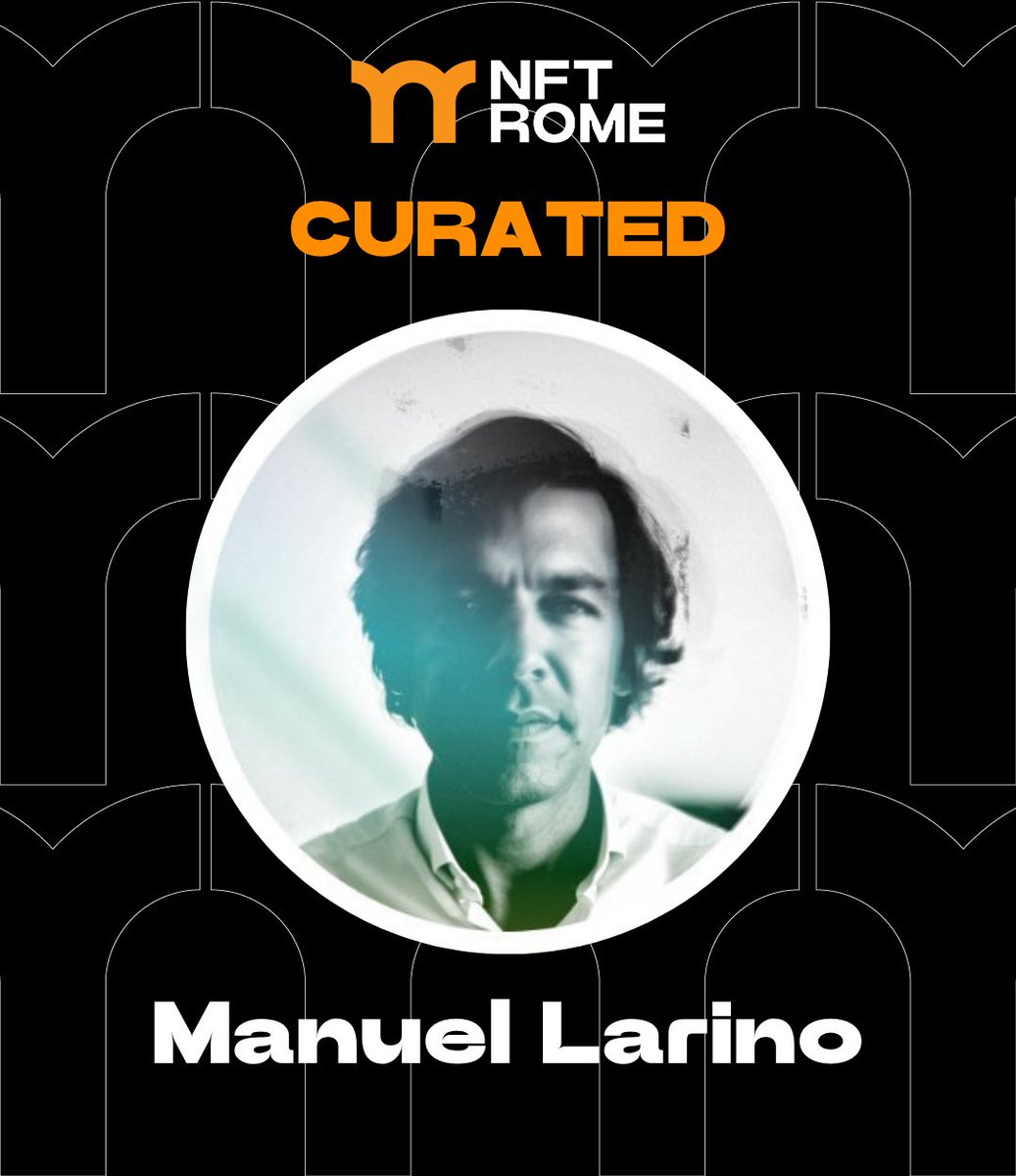 Honoured to announce that @ManuelLarino is part of our curated initiative at NFT Rome 😍 Manuel Larino, a Spanish artist trained at Ringling College, evolved from commercial art to creating symbolic, interactive gallery pieces.