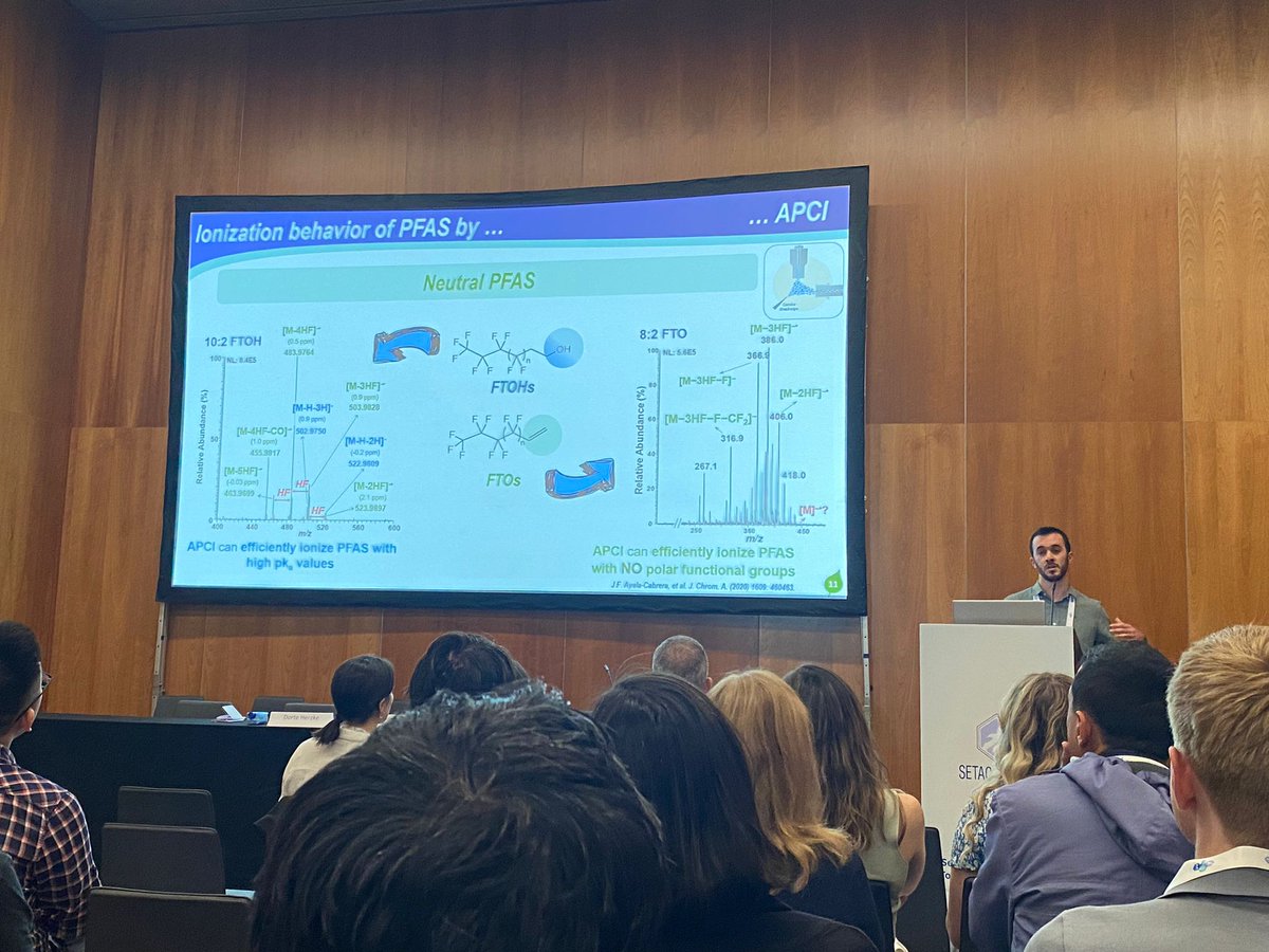 Juanfra_Ayala's tweet photo. It's been an awesome week at the #SETAC2024 meeting where we were seeing again a lot of colleagues, enjoying Sevilla and also sharing our latest results on the combination of atmospheric pressure ionization sources to extend the PFAS coverage #MS4PFAS🥳

@pie_upvehu https://t.co/ifuRCA8xtT