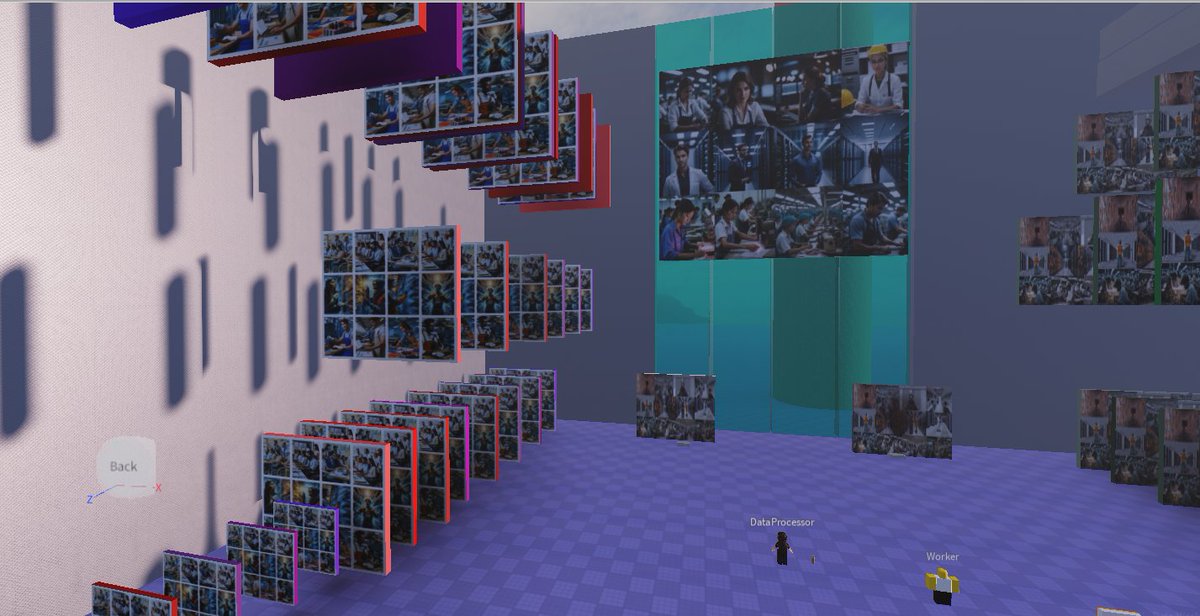 Roblox preparing for Experimental Worldbuilding: for large Image Data Sets and the question of Interpretability, a Roblox Installation for MozFest House, Amsterdam, this June :-)