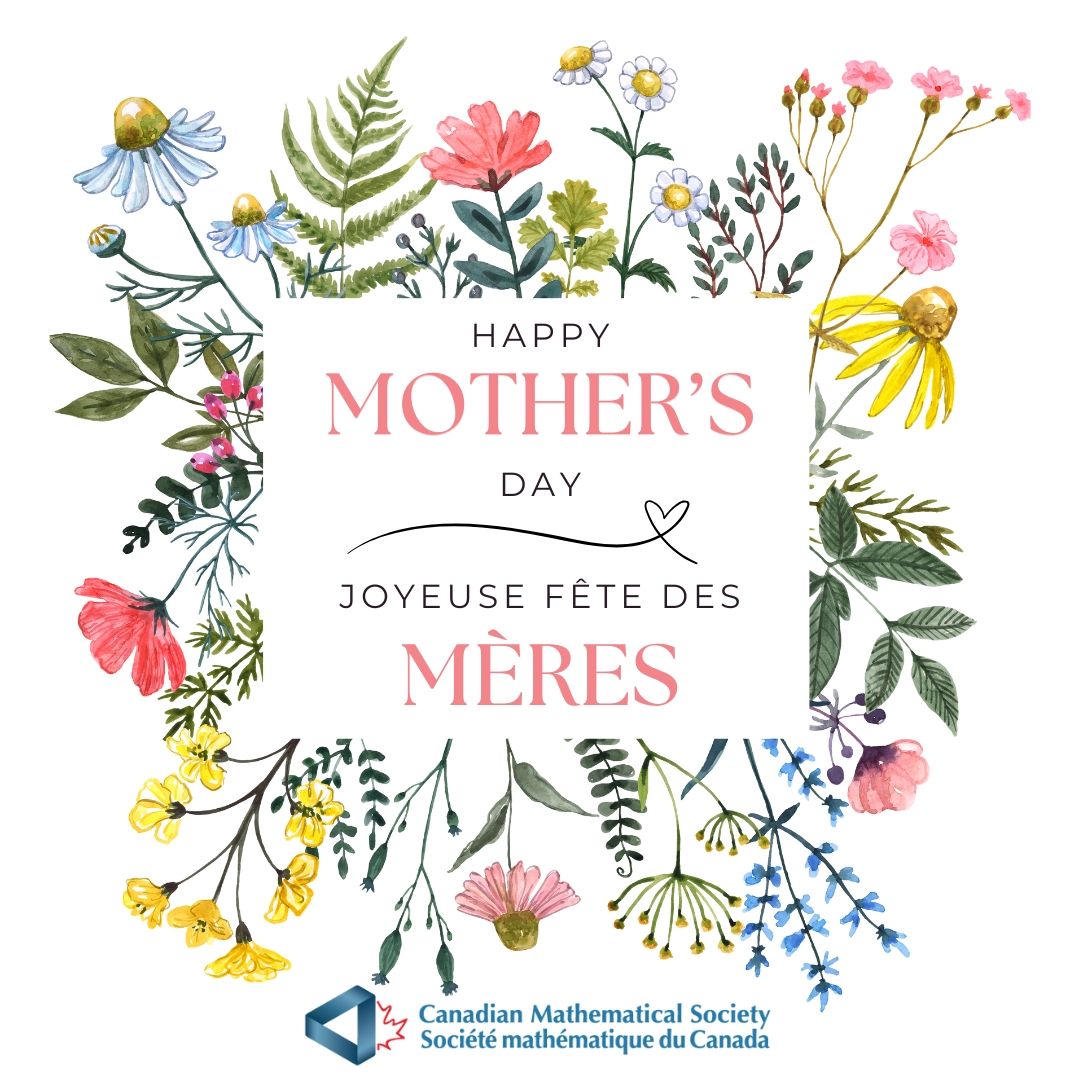 Happy Mother's Day from the CMS! 🌸 Joyeuse fête des mères de la part de la SMC! 🌸