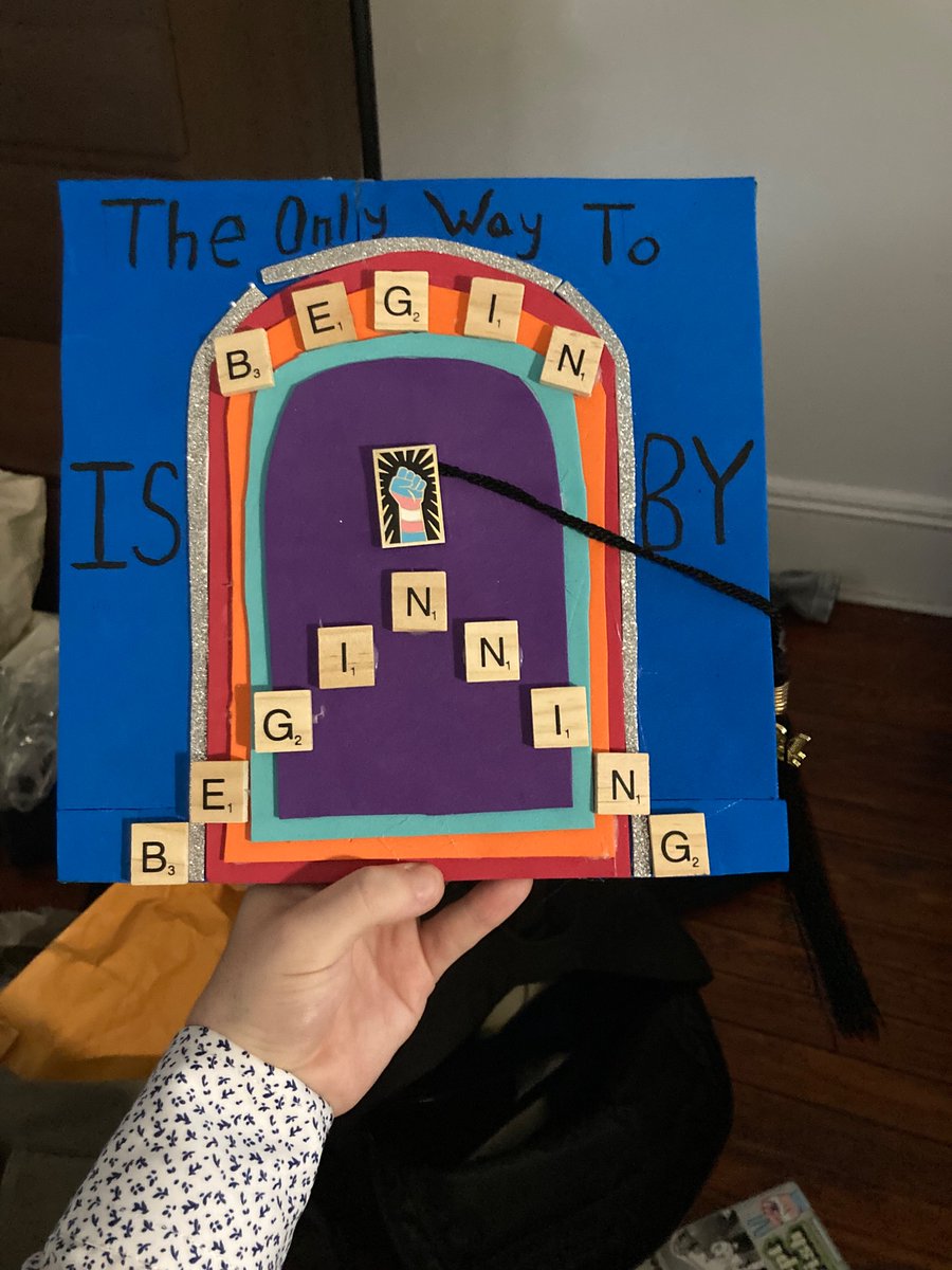 Shakesqueer1217's tweet photo. @samreich @GameChangerSam some people might say graduating college is a real… game changer. https://t.co/wMHPxIJMRH